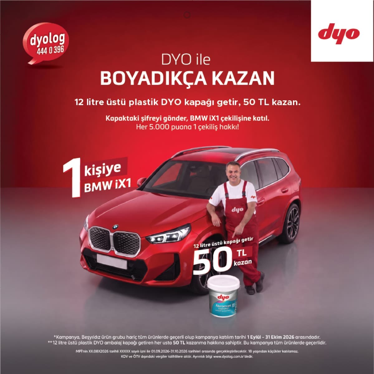 DYO Boya BMW Çekilişi