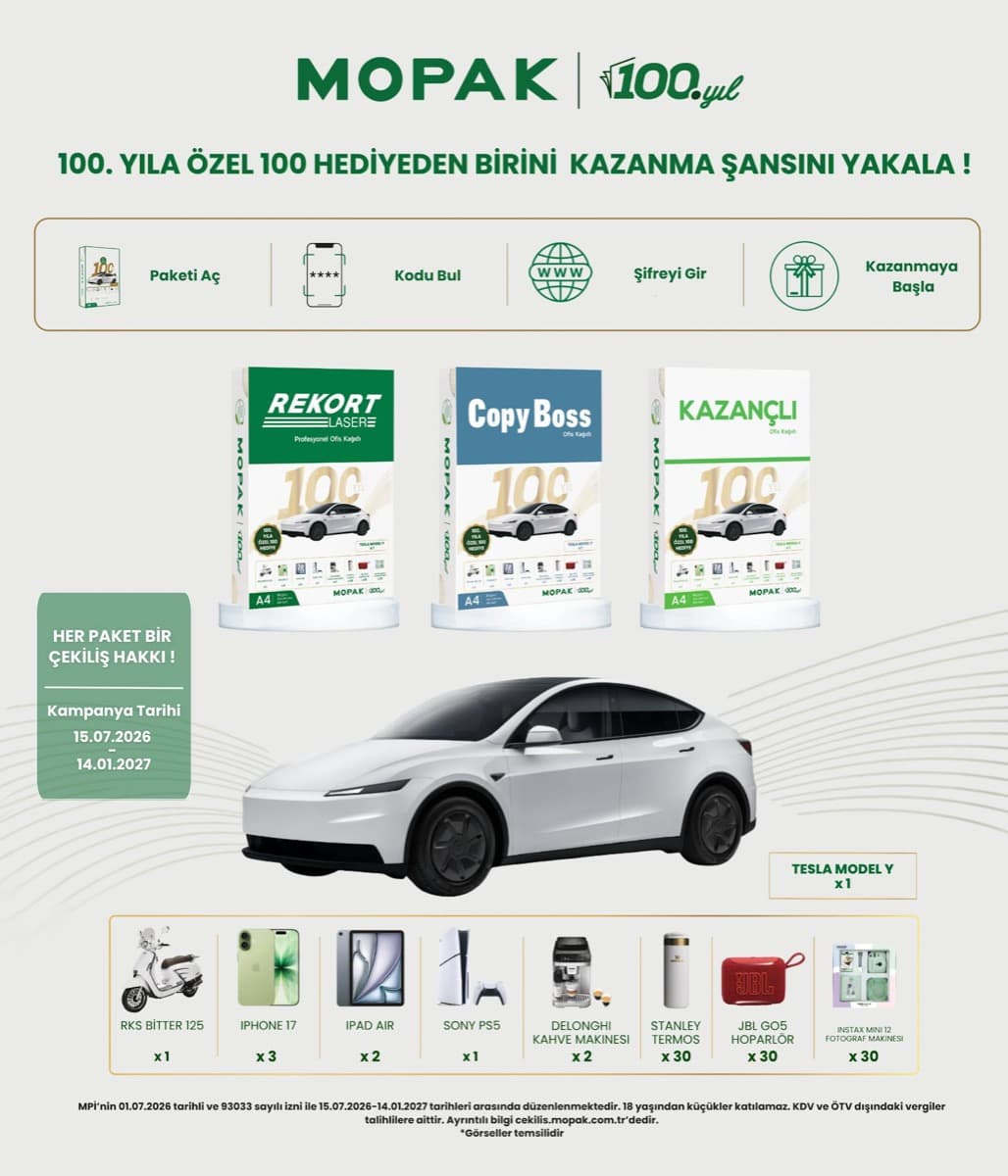 Mopak Tesla Çekilişi